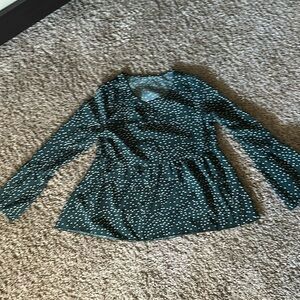 Long Sleeve Green Top